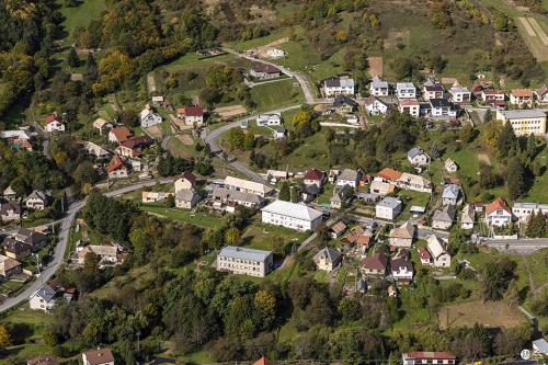 Letecké fotografie obce Železná Breznica